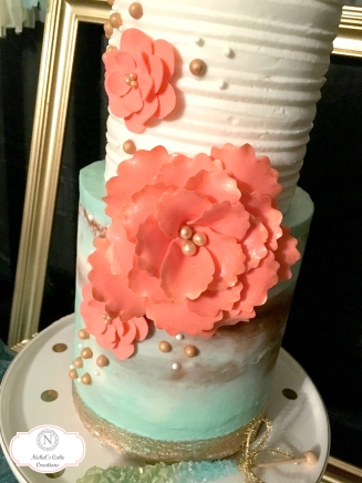 Beautiful Naked tiered Cake